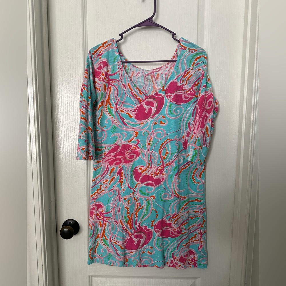 VGUC Lilly Pulitzer size small cotton dress/coverup